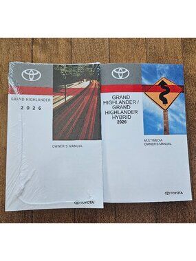 2026 TOYOTA GRAND HIGHLANDER Owner's Manual & Multimedia